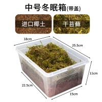 中号冬眠箱(含椰土&苔藓) 送喷水壶 