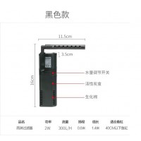 黑色雨淋过滤器 